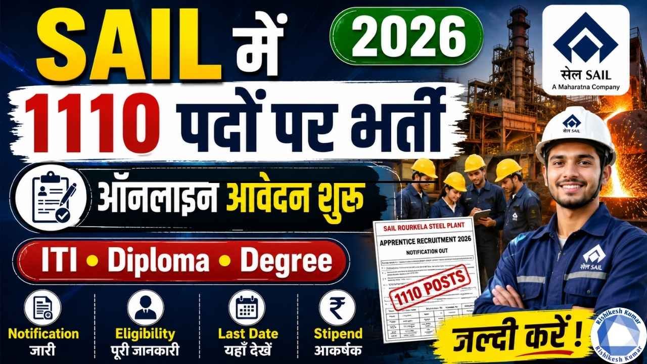 SAIL Rourkela Apprentice Recruitment 2026