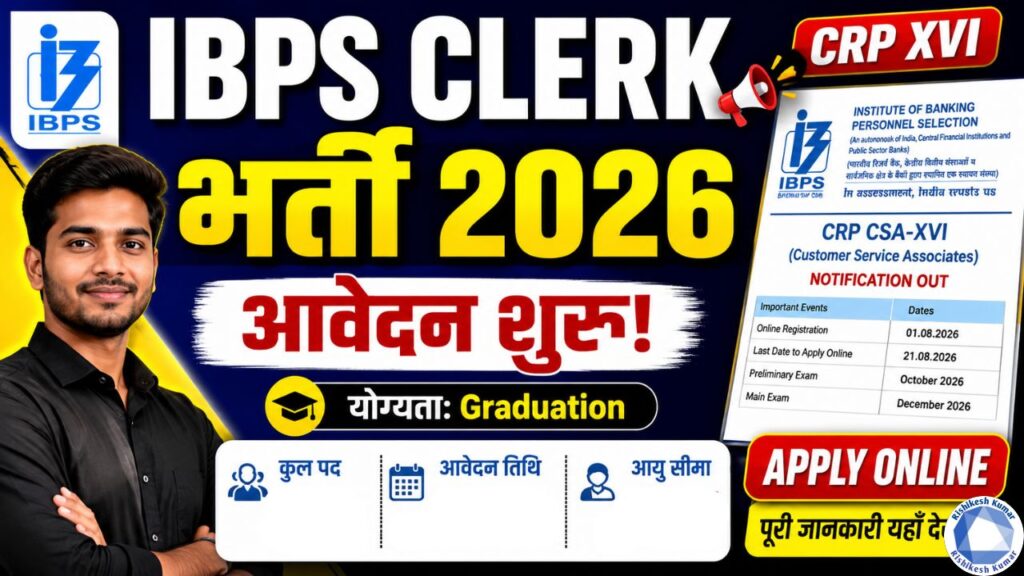 IBPS Clerk Recruitment 2026