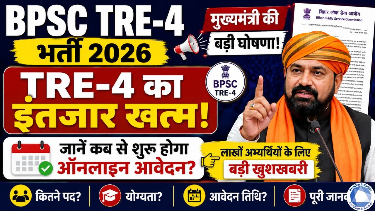 BPSC TRE 4 Recruitment 2026