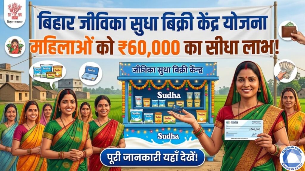 Bihar Jeevika Sudha Vikri Kendra Yojana: महिलाओं को ₹60,000 तक का सीधा लाभ, यहाँ देखें पूरी जानकारी! Bihar Jeevika Sudha Vikri Kendra Yojana