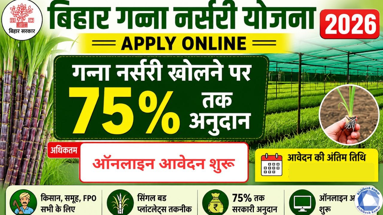Bihar Ganna Nursery Yojana 2026