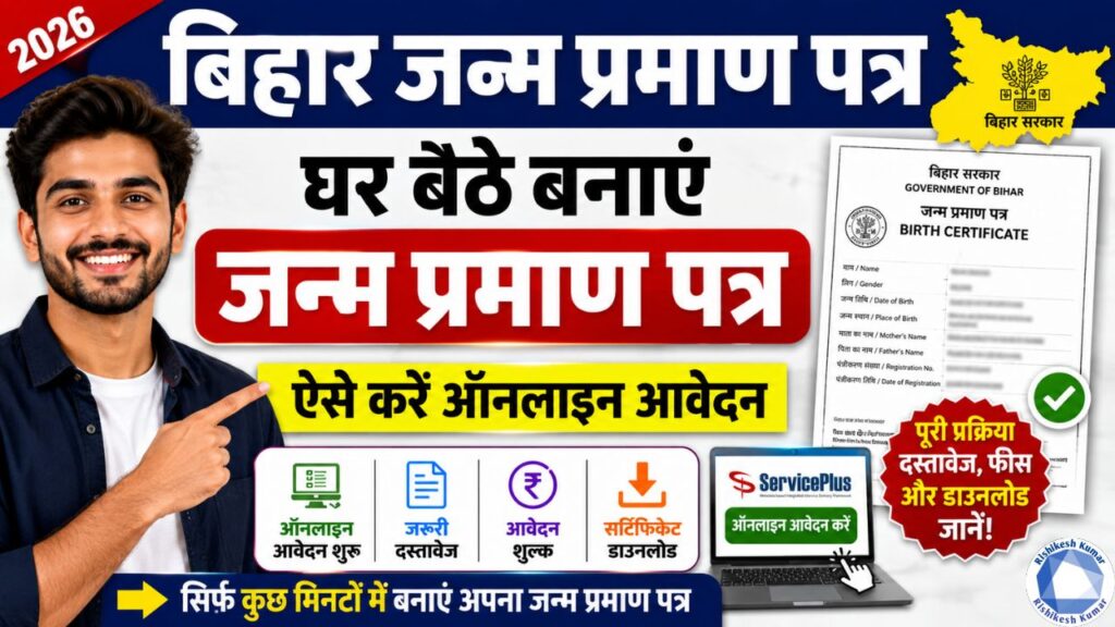 Bihar Birth Certificate Apply Online 2026