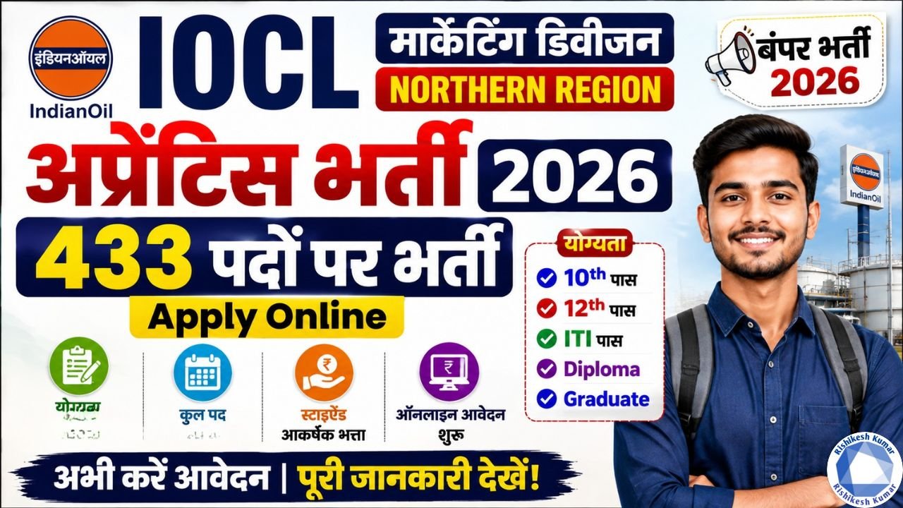 IOCL Marketing Division NR Apprentice Recruitment 2026