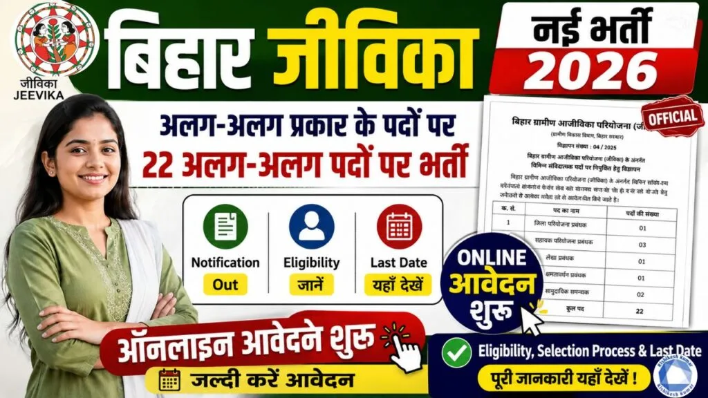 Bihar Jeevika New Vacancy 2026
