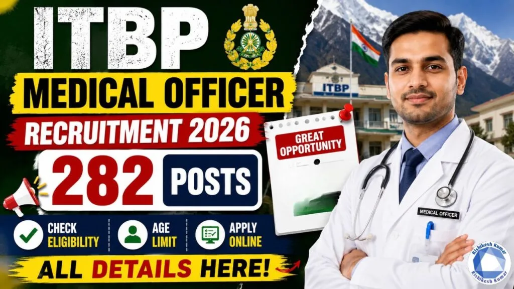 ITBP Medical Officer Recruitment 2026