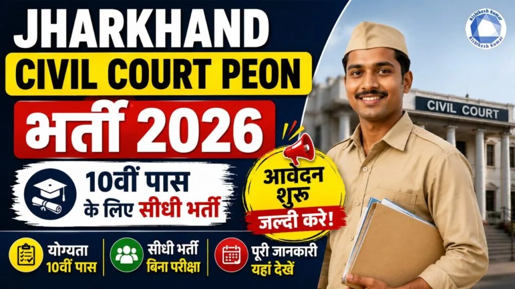 Jharkhand Civil Court Peon Recruitment 2026