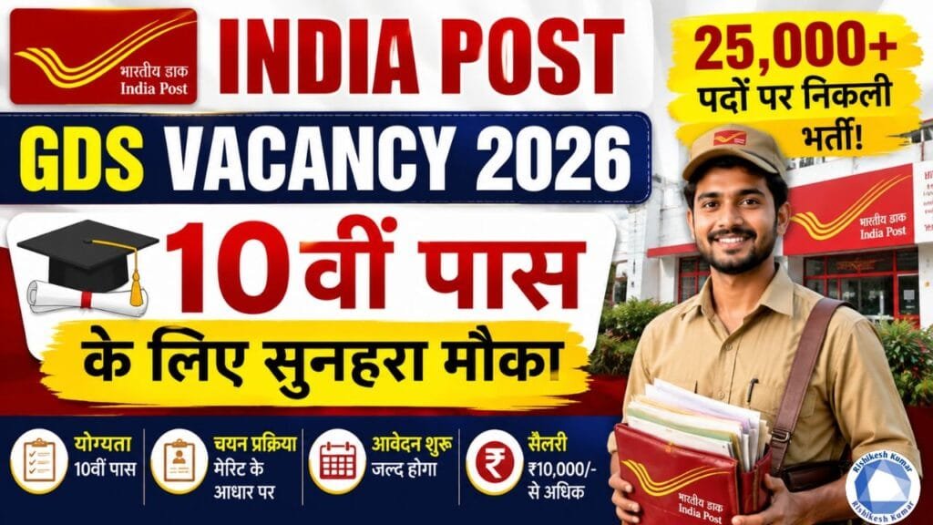 India Post GDS Vacancy 2026