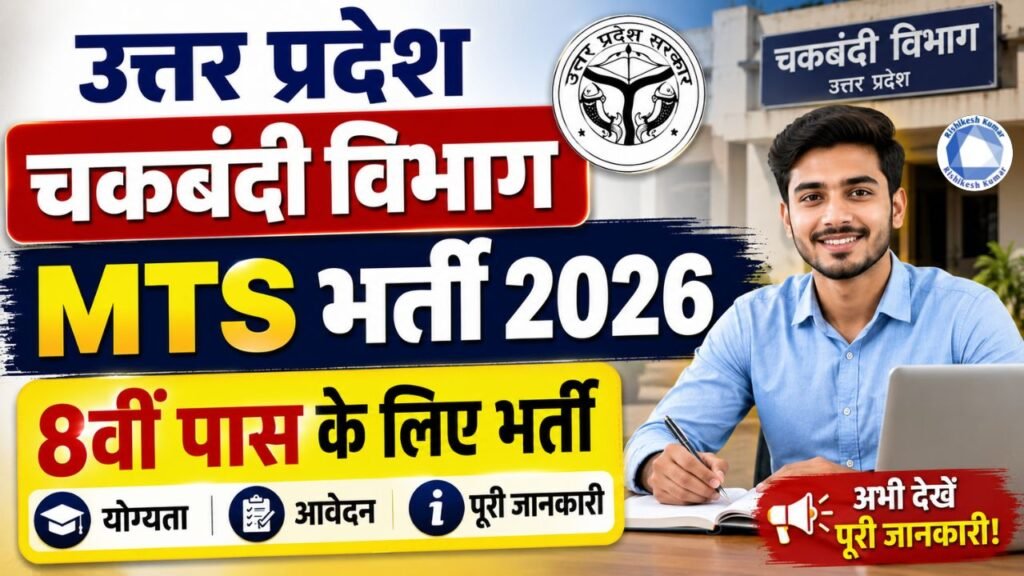 UP Chakbandi Vibhag MTS Recruitment 2026