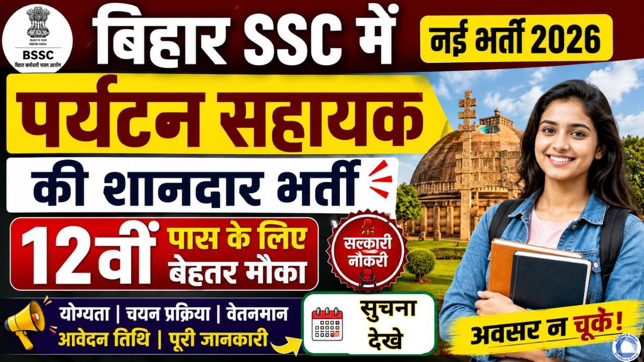 Bihar Tourism Assistant Vacancy 2026