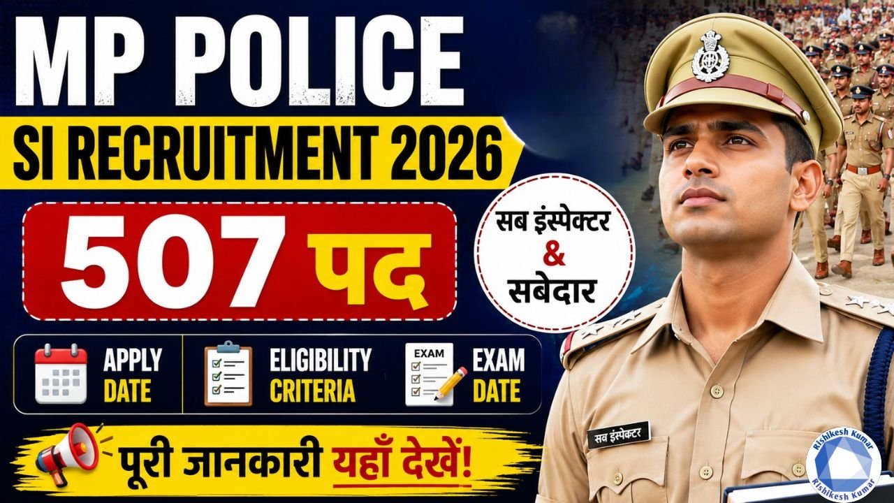 MP Police SI Recruitment 2026