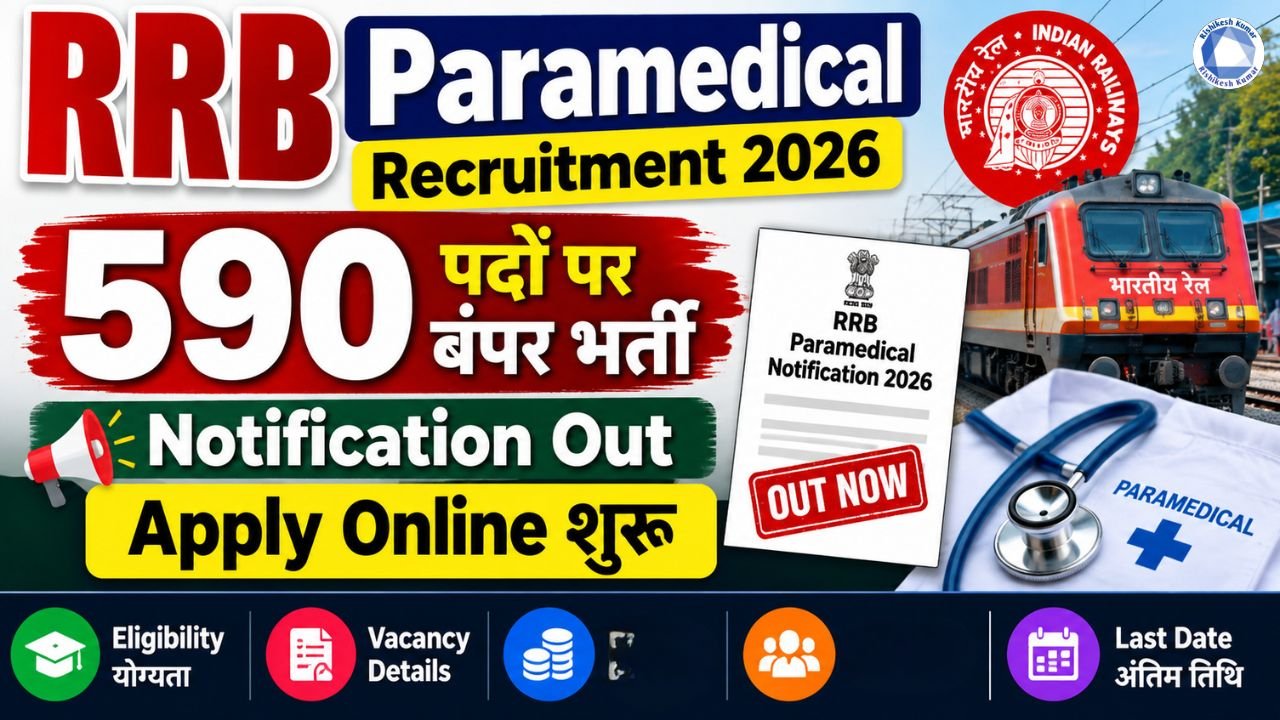 RRB Paramedical Recruitment 2026