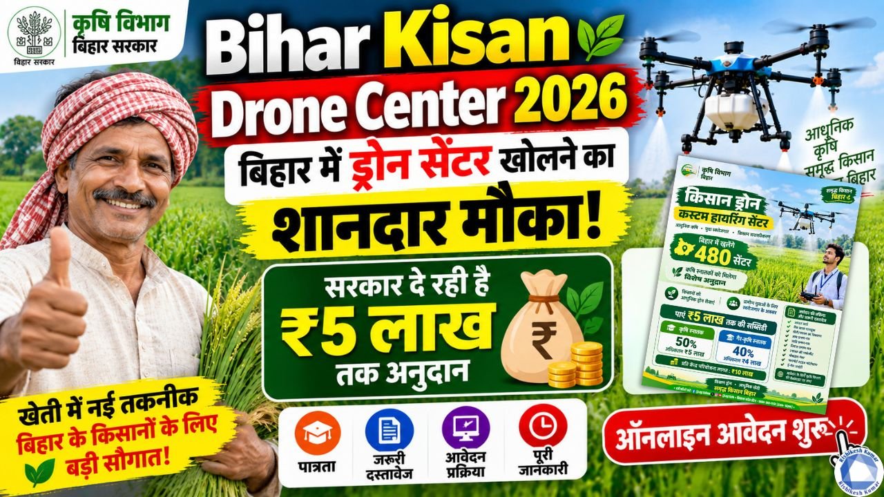 Bihar Kisan Drone Center 2026