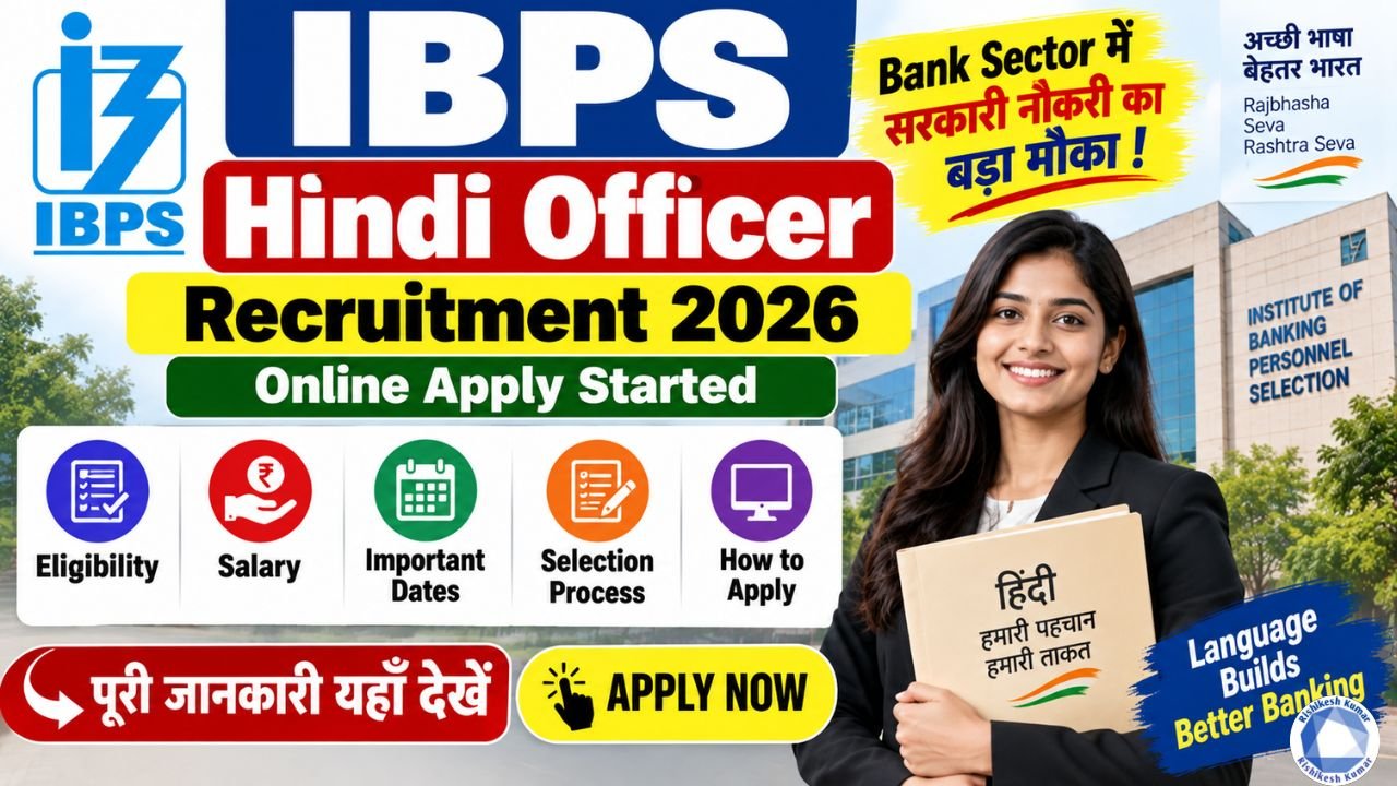 IBPS Hindi Officer Recruitment 2026