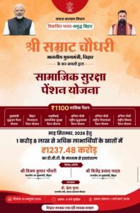 Bihar Pension Payment 2026 Out: ₹1100 पेंशन का पैसा जारी, ऐसे चेक करें Payment Status Bihar Pension Payment 2026 Out: ₹1100 पेंशन का पैसा जारी, ऐसे चेक करें Payment Status