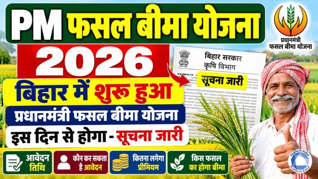 PM Fasal Bima Yojana 2026